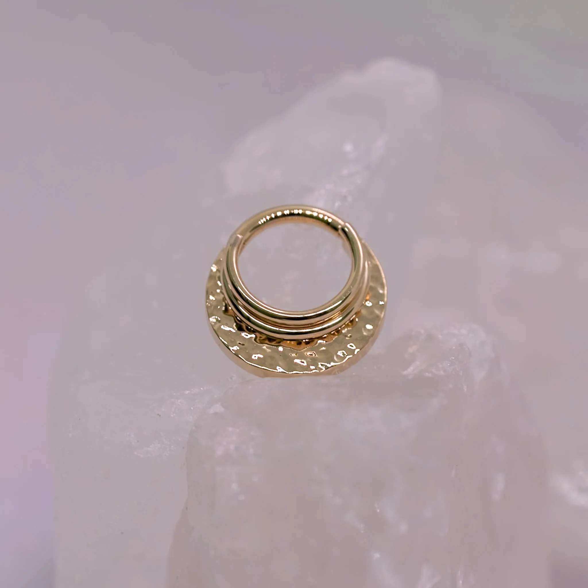BVLA Hammered Noah Hinge Ring - Image 2