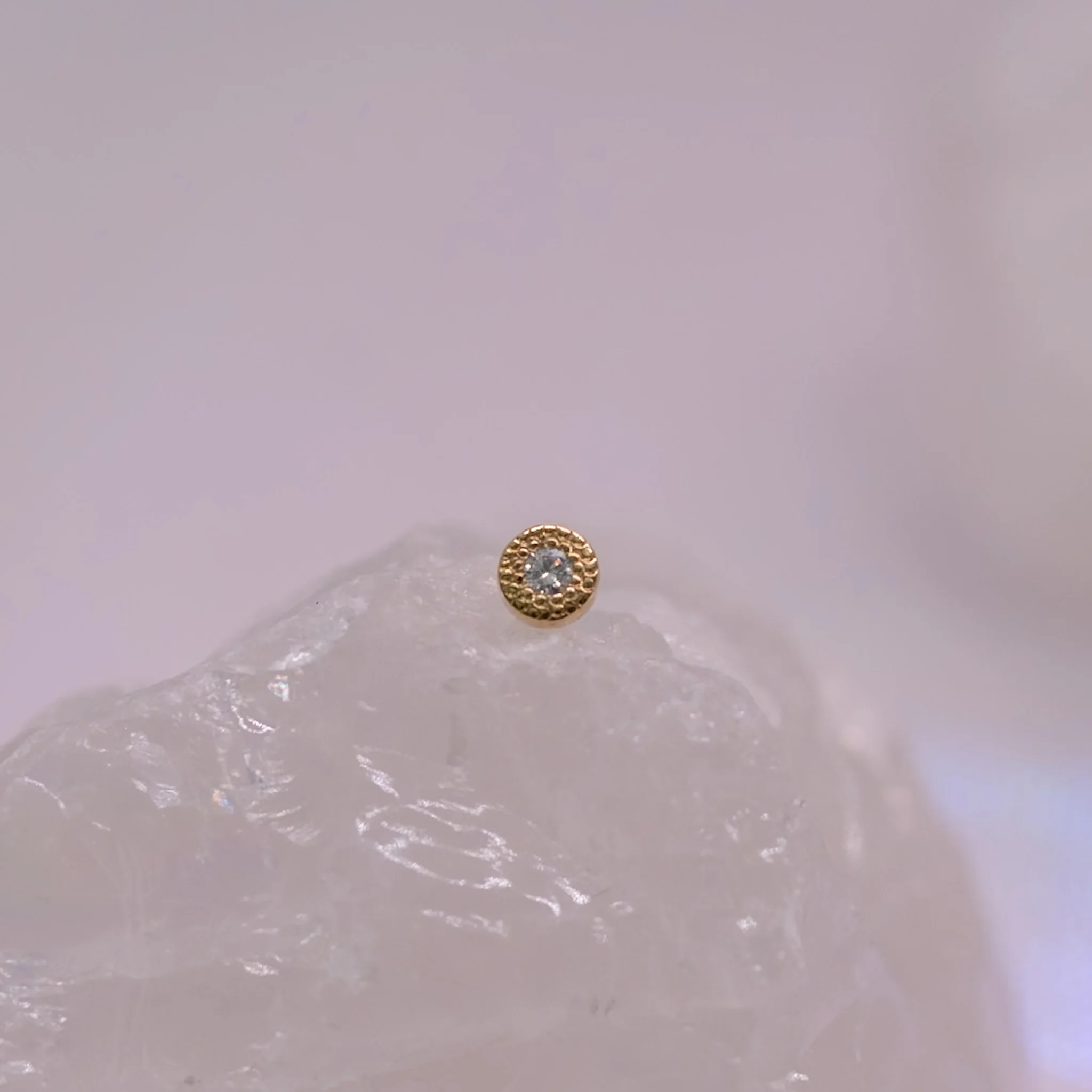 BVLA Pave Circle 2.5mm - Threadless - Image 3