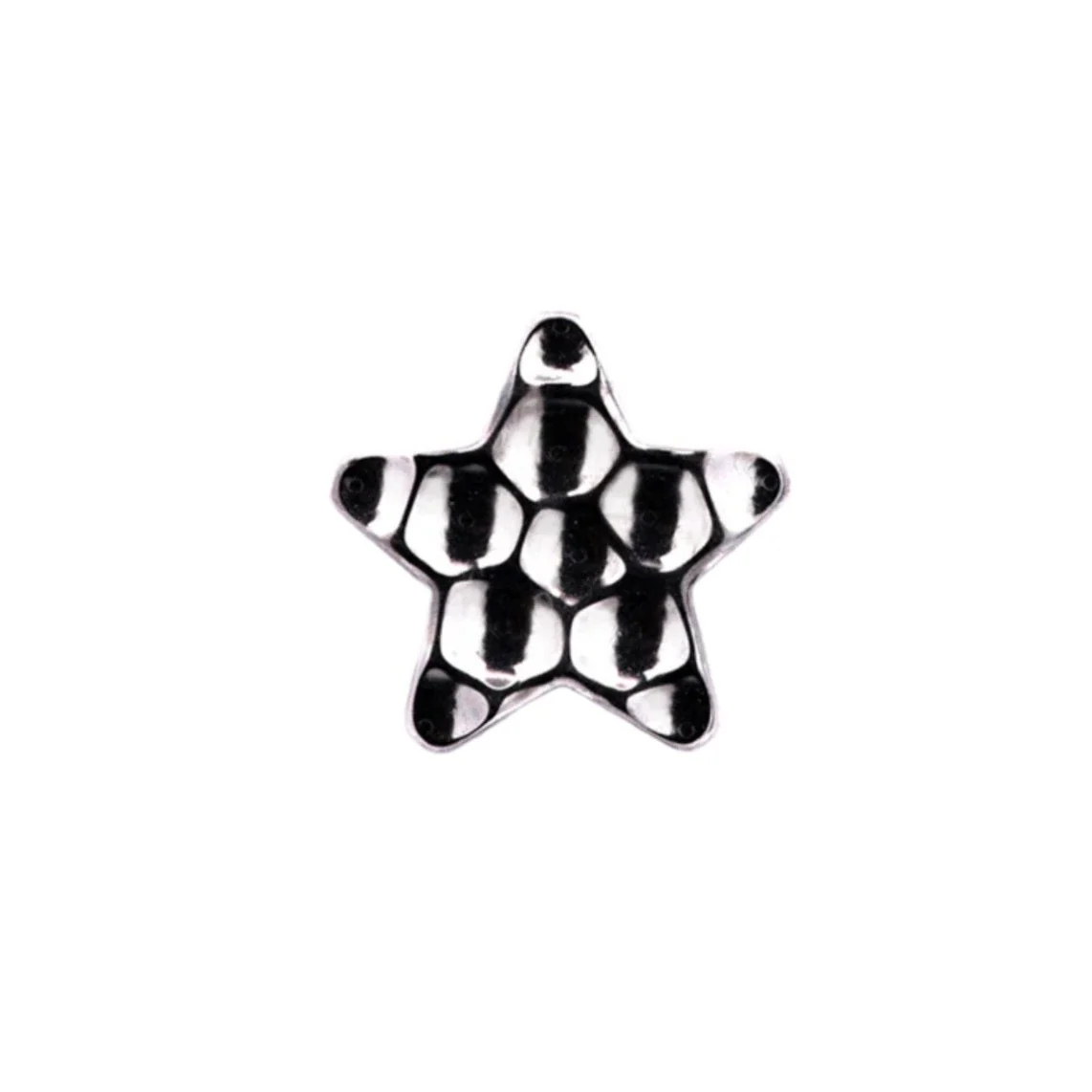 Junipurr Jewelry Titanium Hammered Star