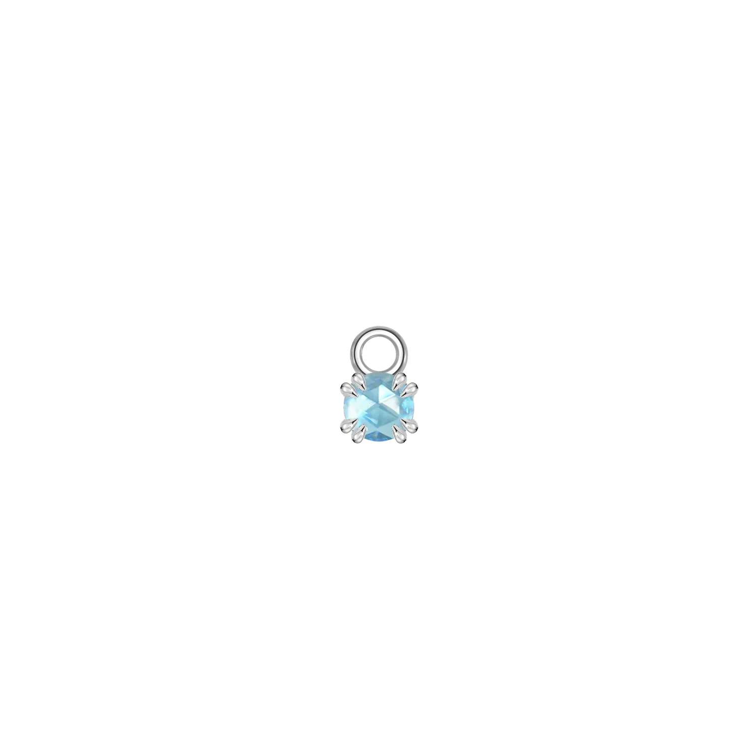 Modern Mood Rose Cut Gemstone Charm